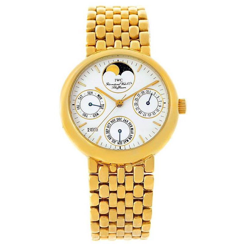 IWC Portofino Moonphase Perpetual 18K Yellow Gold Watch 3541
