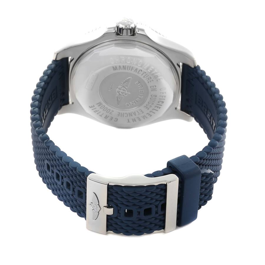 Breitling Aeromarine Superocean 44 Blue Hand Steel Mens Watch A17391