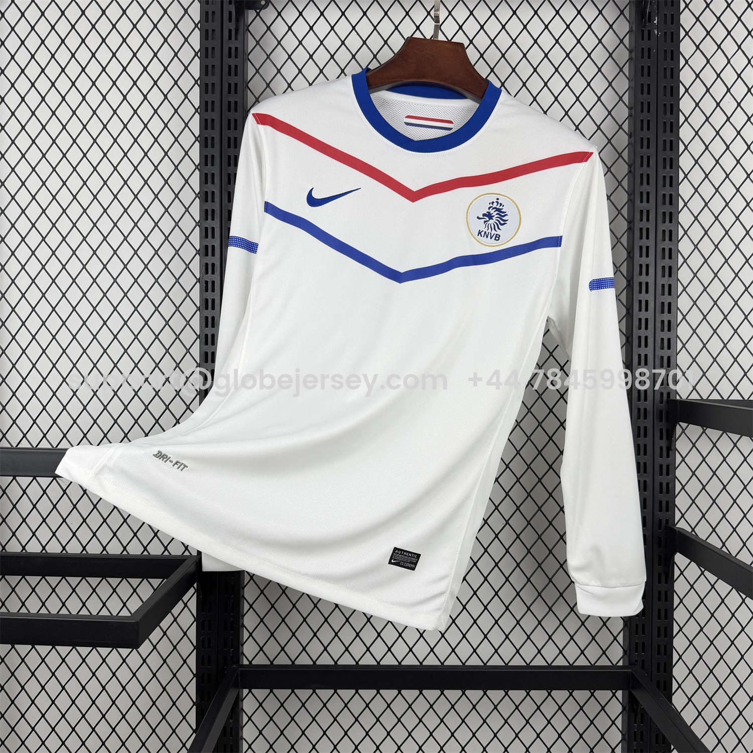 Retro France 2012 Away Long Sleeves Jersey - Fans Version