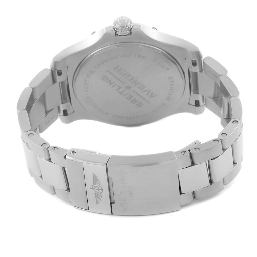Breitling Avenger 43mm Blue Dial Steel Mens Watch A17318