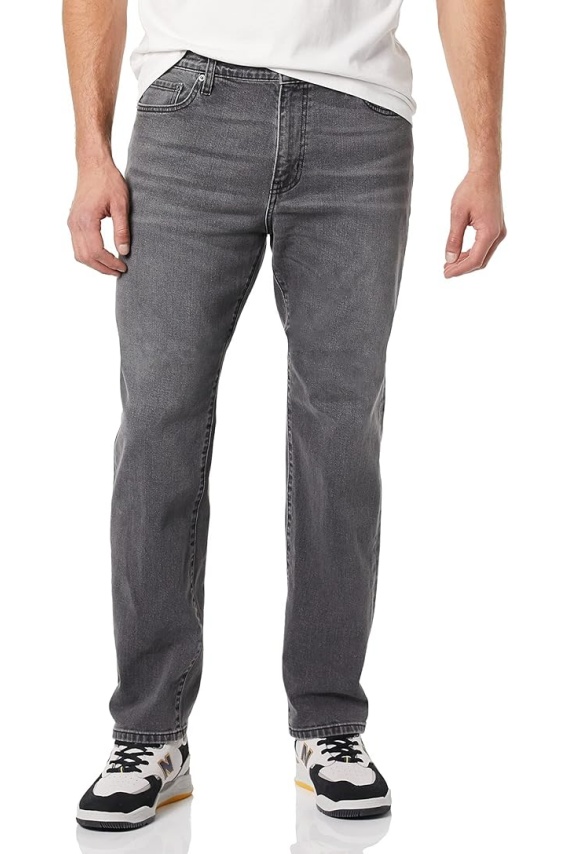 Mens Straight-Fit Stretch Jean