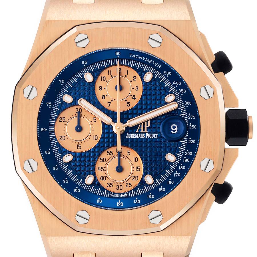 Audemars Piguet Royal Oak Offshore Rose Gold Mens Watch 26238OR