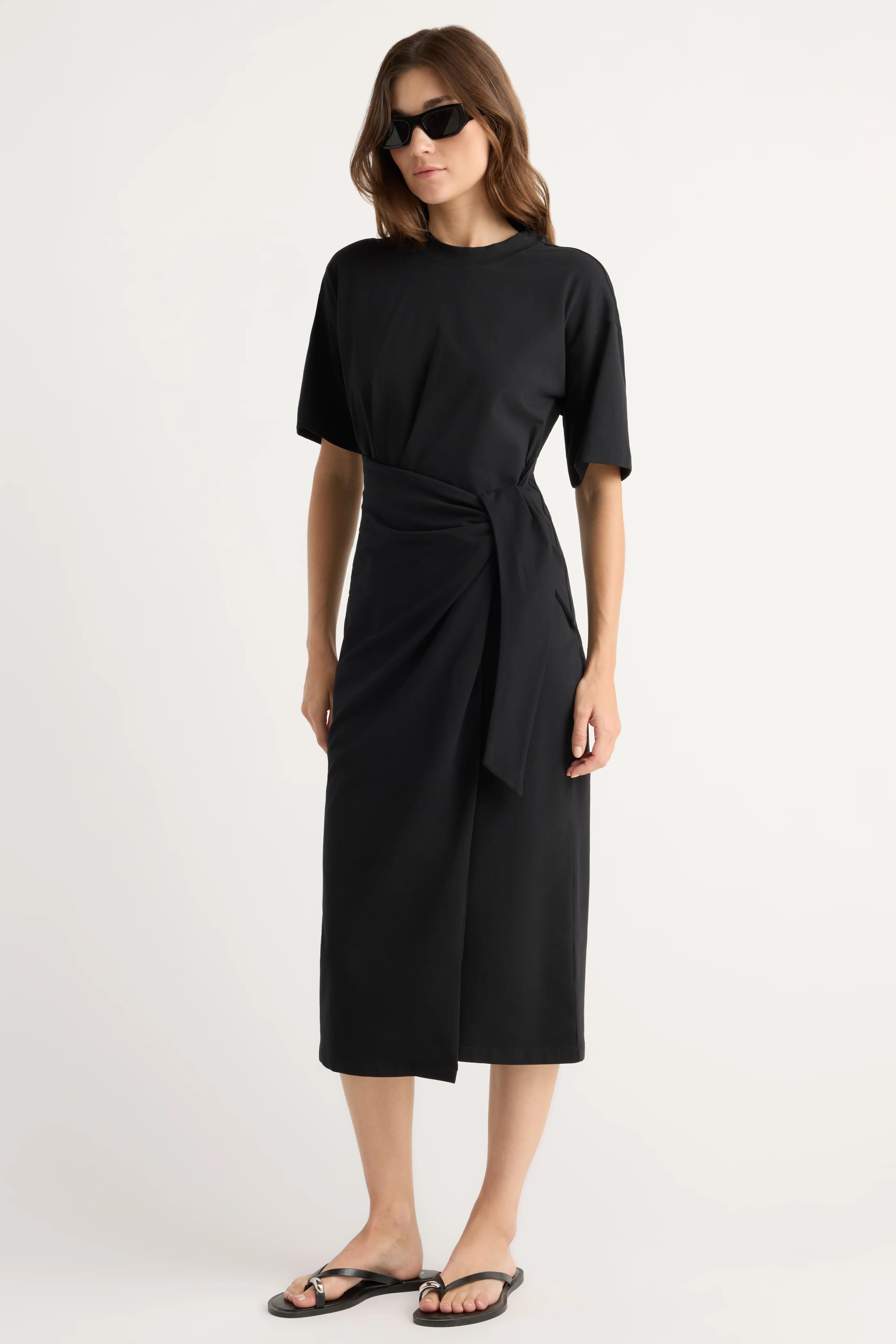 Noa Organic Cotton T-Shirt Wrap Dress