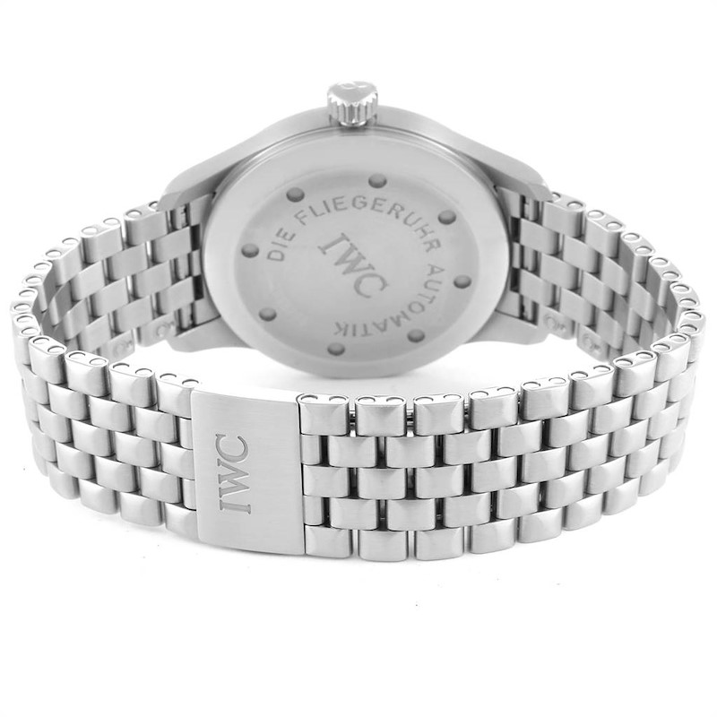 IWC Spitfire Pilot Mark XV Steel Mens Watch IW325505