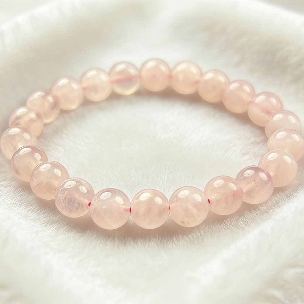 Rose Quartz Bracelet 8mm | Love & Emotional Healing Energy