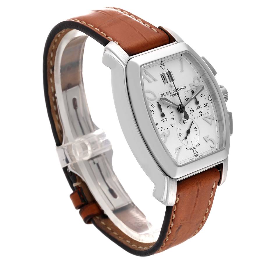 Vacheron Constantin Royal Eagle Chronograph Silver Dial Steel Mens Watch 49145