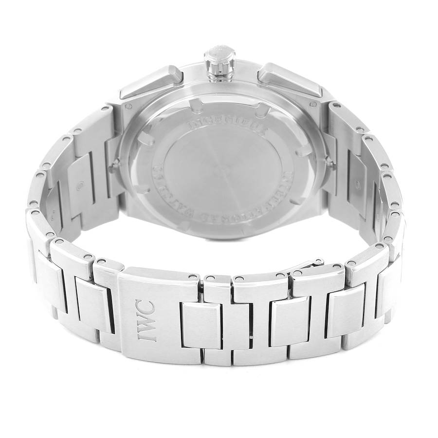 IWC Ingenieur Chronograph Black Dial Steel Mens Watch IW372501
