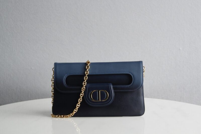 Replica Dior Double Bag Blue