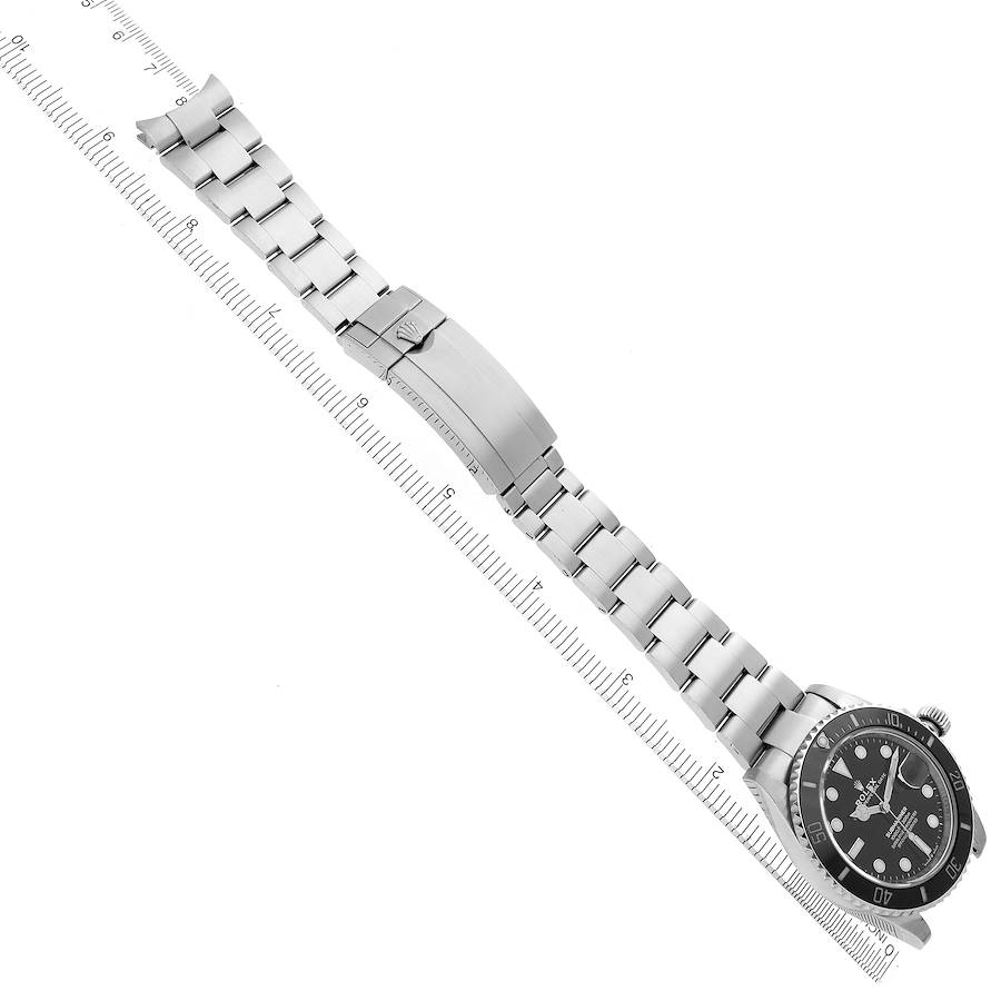 Rolex Submariner Black Dial Ceramic Bezel Steel Mens Watch 126610