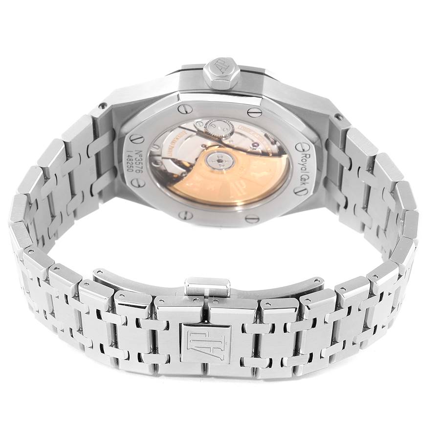 Audemars Piguet Royal Oak 37mm Steel Diamond Mens Watch 15451ST
