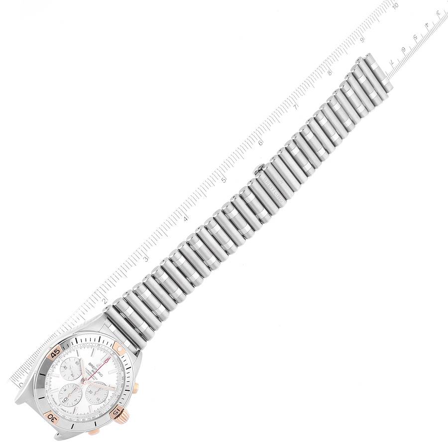 Breitling Chronomat B01 Stainless Steel Silver Dial Mens Watch IB0134