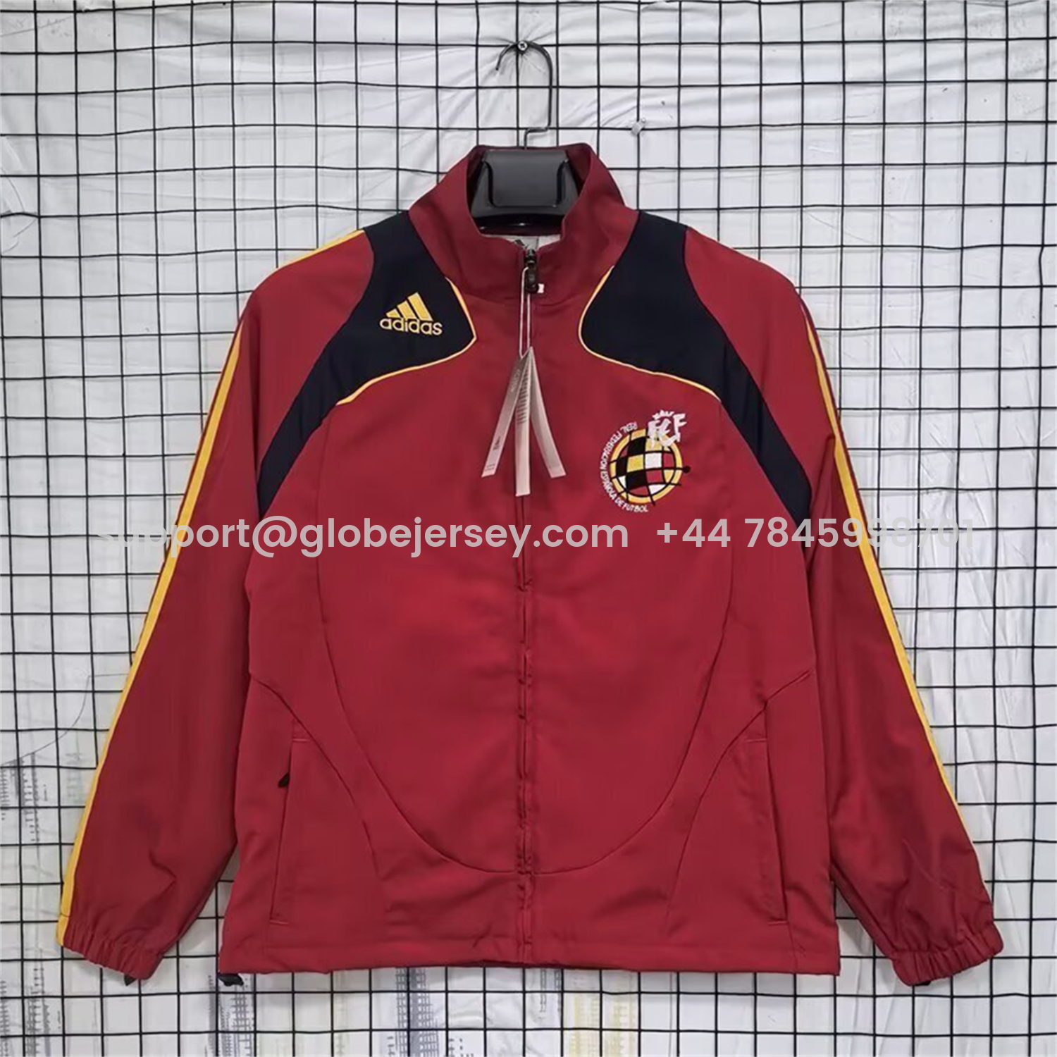 Retro Spain 2007 Red Windbreaker