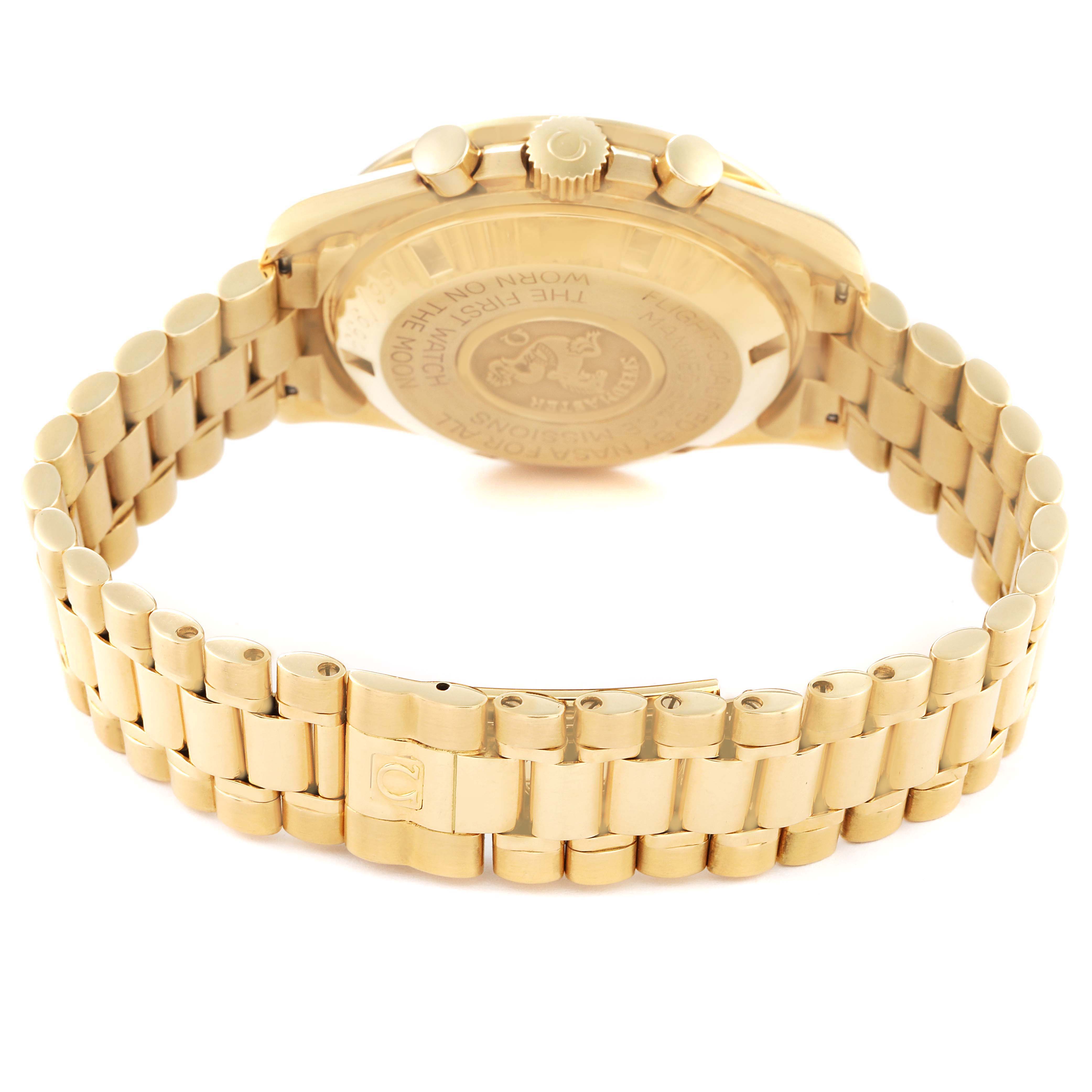 Omega Speedmaster Moonwatch Jubilee 27 CHRO C12 Yellow Gold Watch 42.0 MM 3191.50