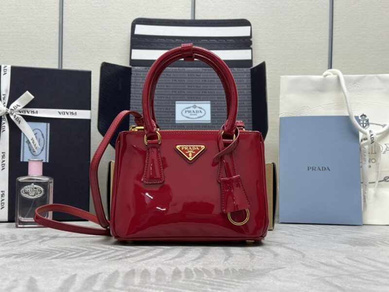 Replica Prada Galleria Red Patent