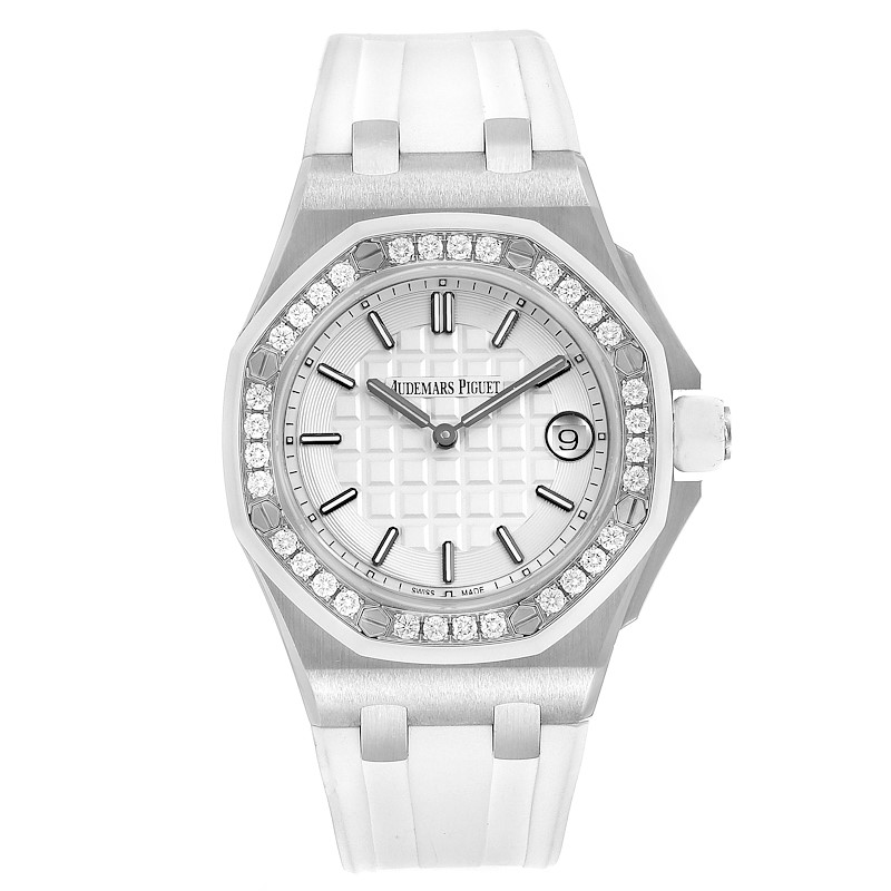 Audemars Piguet Royal Oak Offshore 37mm Diamond Ladies Watch 57175ST