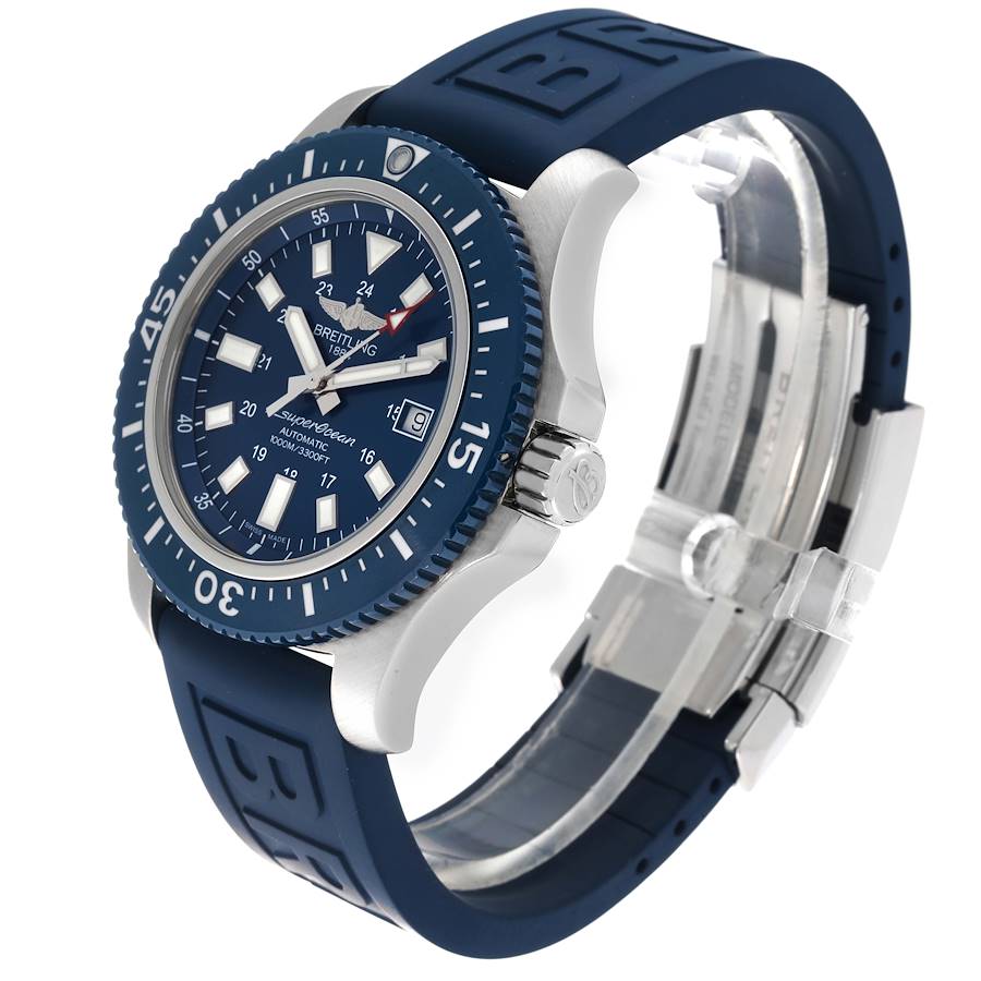 Breitling Aeromarine Superocean 44 Blue Dial Steel Mens Watch Y17393