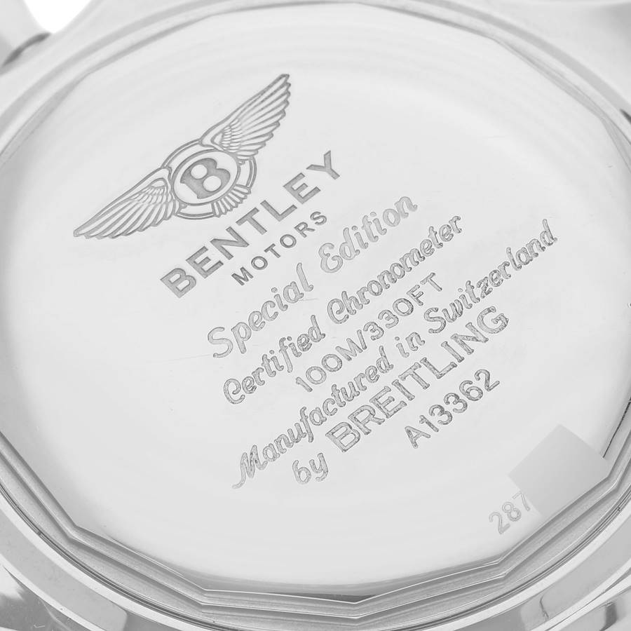 Breitling Bentley Motors GT Blue Mother of Pearl Dial Watch A13362