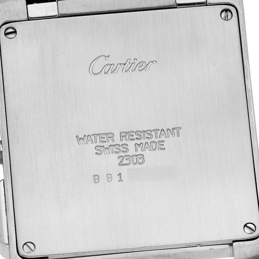Cartier Tank Francaise Chronograph Steel Yellow Gold Mens Watch W51004Q4
