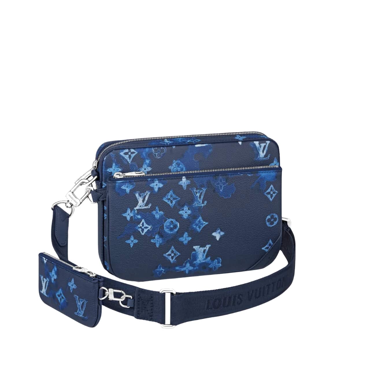 Louis Vuitton Lv Trio Messenger Bag Ink Watercolor 25Cm M57840