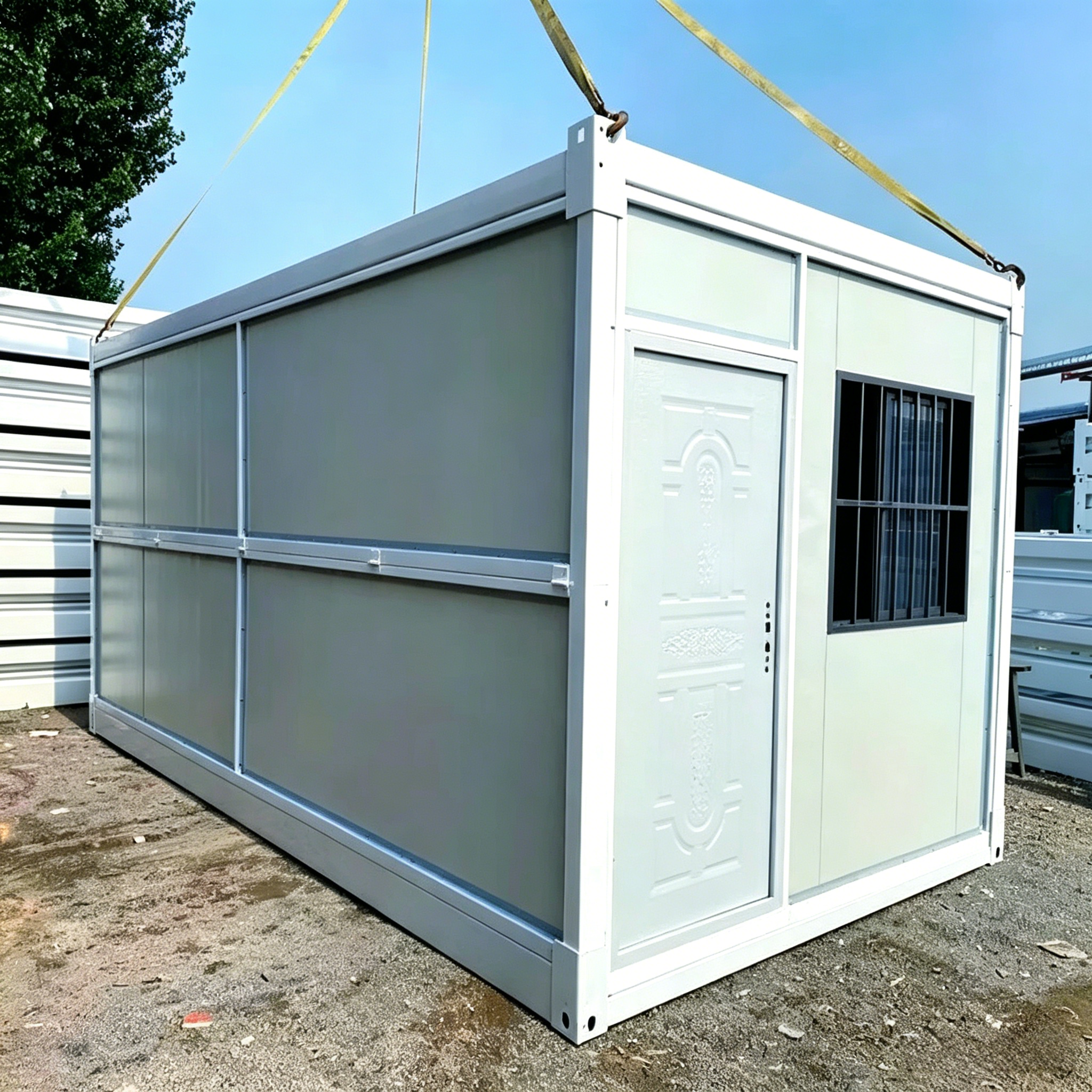 construction site accommodation, modular fold container