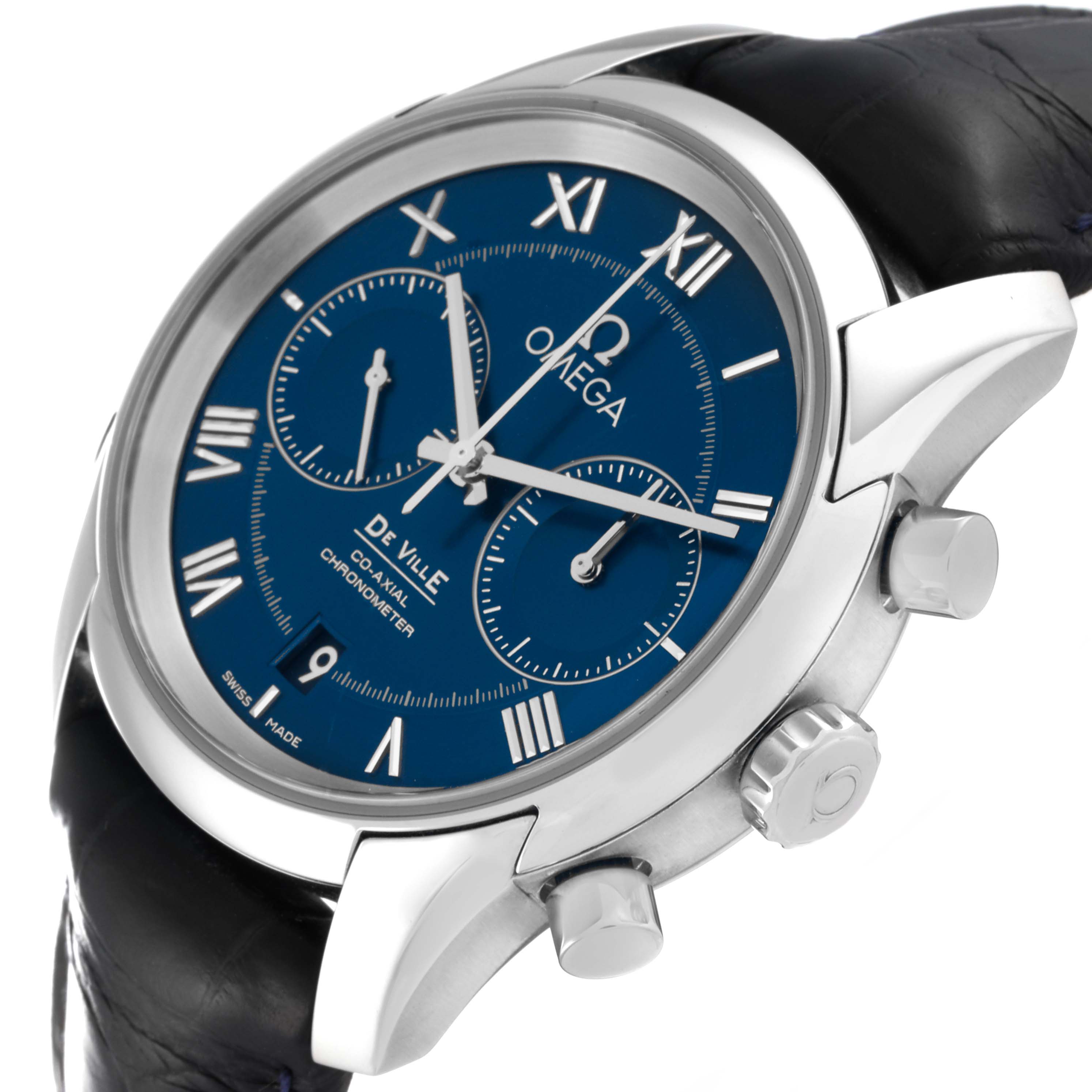Omega DeVille 42 Blue Dial Steel Mens Watch 42.0 MM 431.13.42.51.03.001