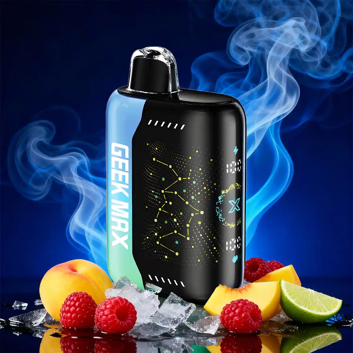 Raspberry Peach Lime Freeze | Geek Max 30000 Puffs Disposable Vape - JNR Vape US