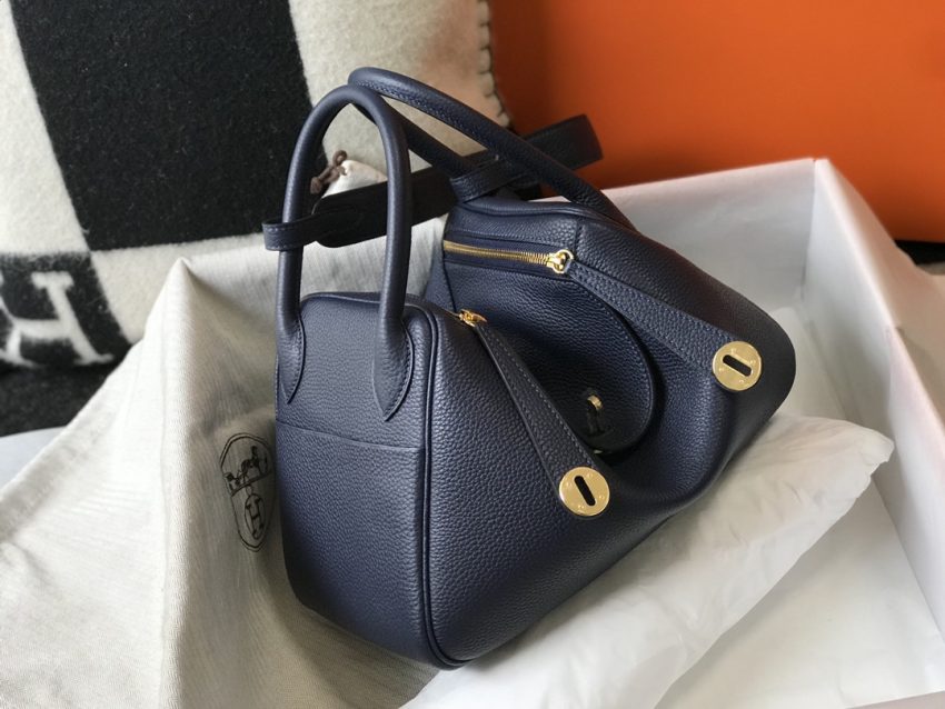 Replica Hermès Lindy Sapphire Blue