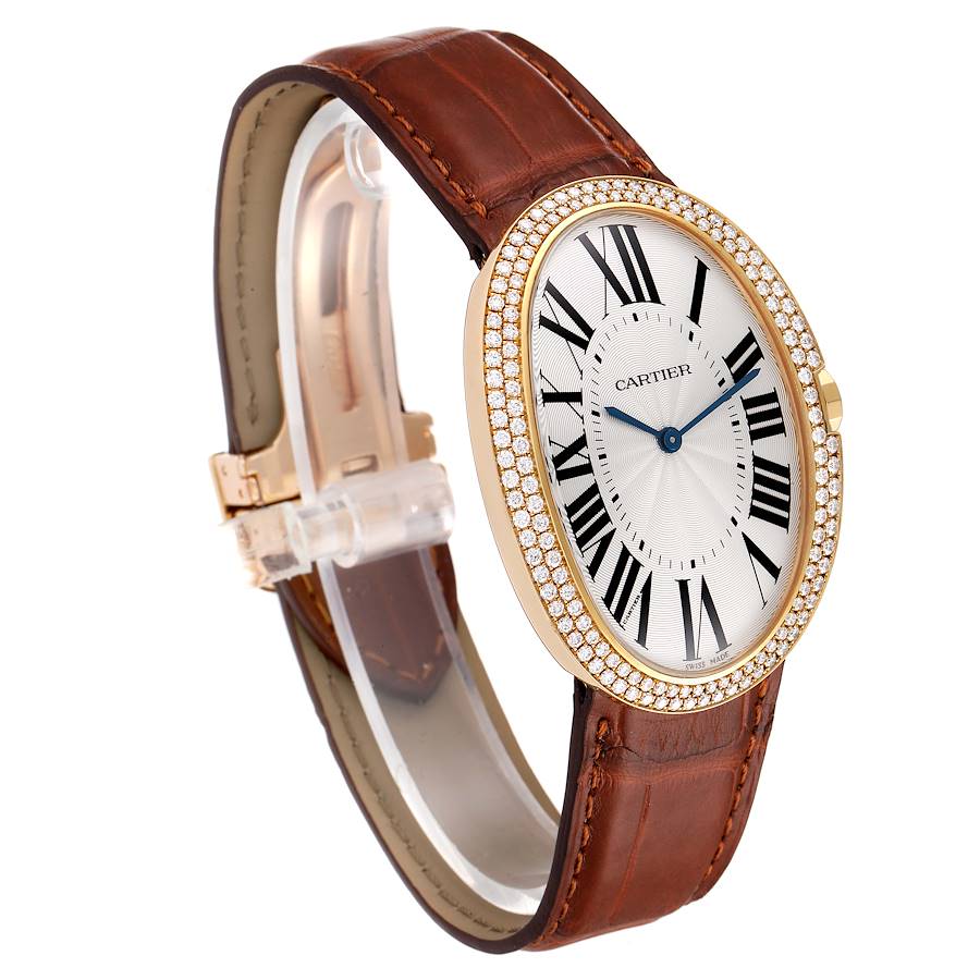 Cartier Baignoire XL Yellow Gold Diamond Ladies Watch WB520005