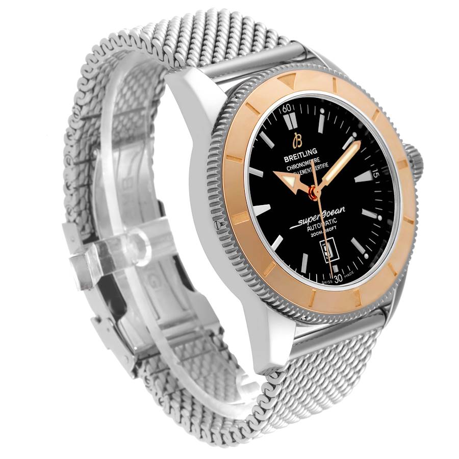 Breitling Superocean Heritage 46mm Steel Rose Gold Mens Watch U17320
