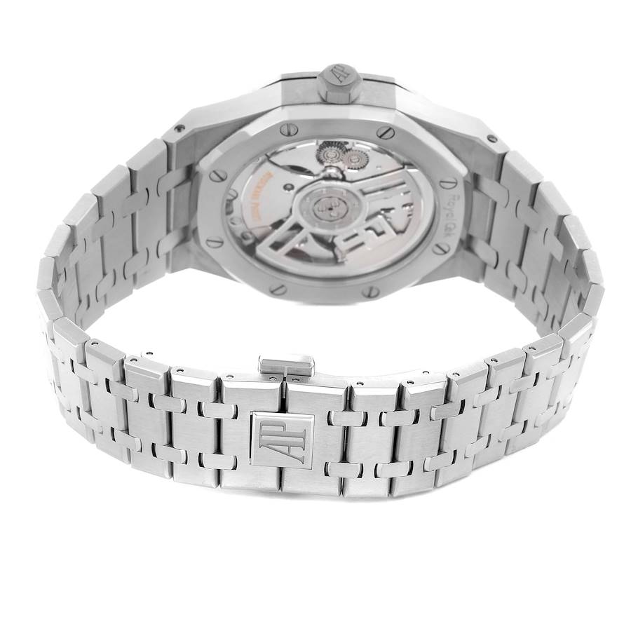 Audemars Piguet Royal Oak Blue Dial Steel Mens Watch 15500ST
