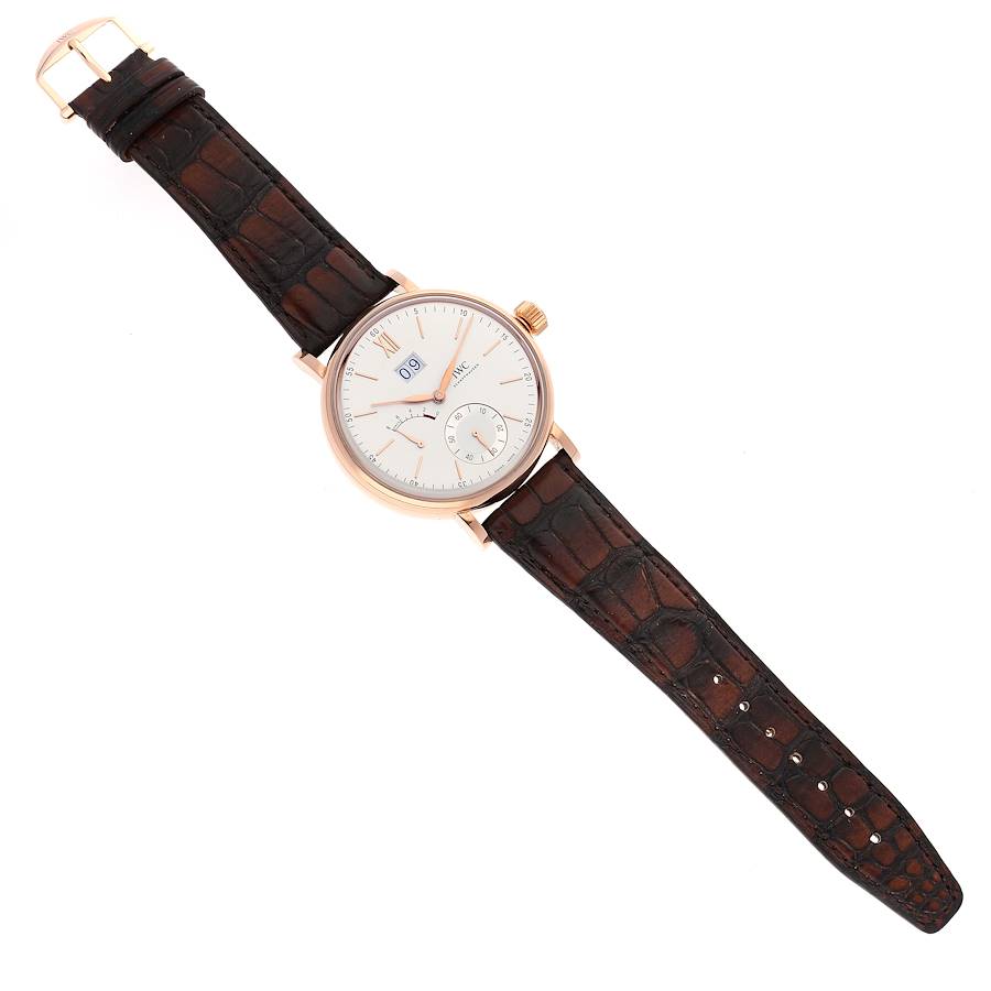 IWC Portofino 8 Days Power Reserve Rose Gold Mens Watch IW516102