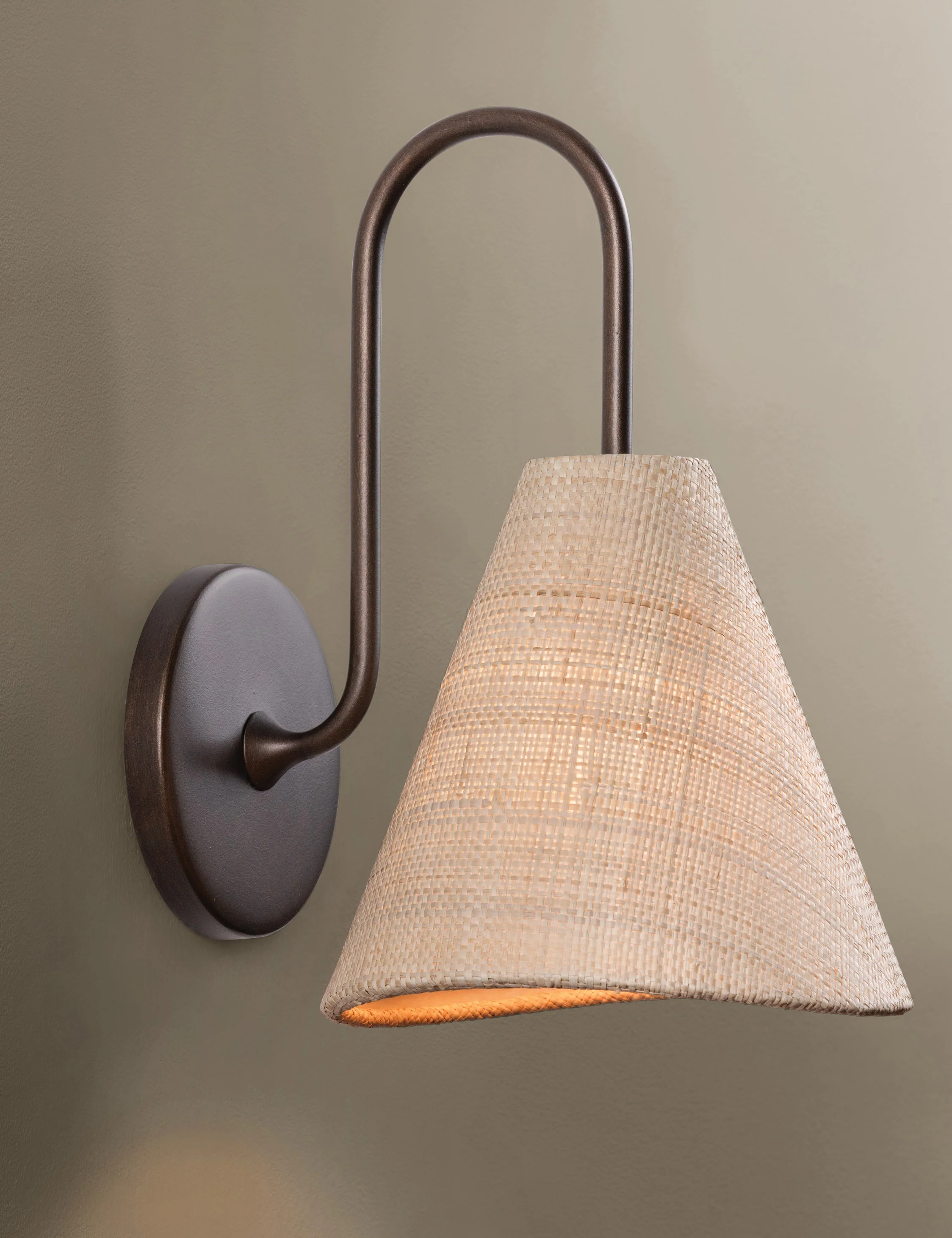 Amma Modern Brass Wall Sconce Light Fixture for Bedroom or Hallway