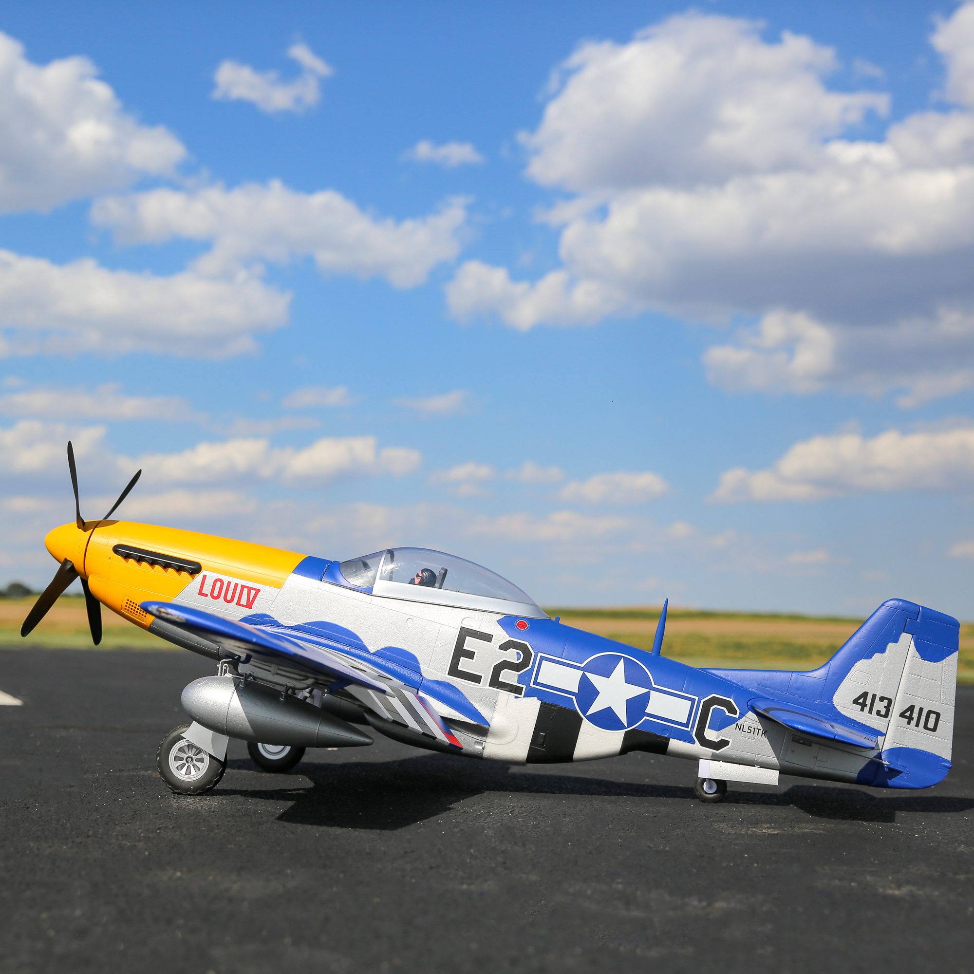 ARRMA P-51D Mustang 1.5m Smart BNF Basic with AS3X and SAFE Select