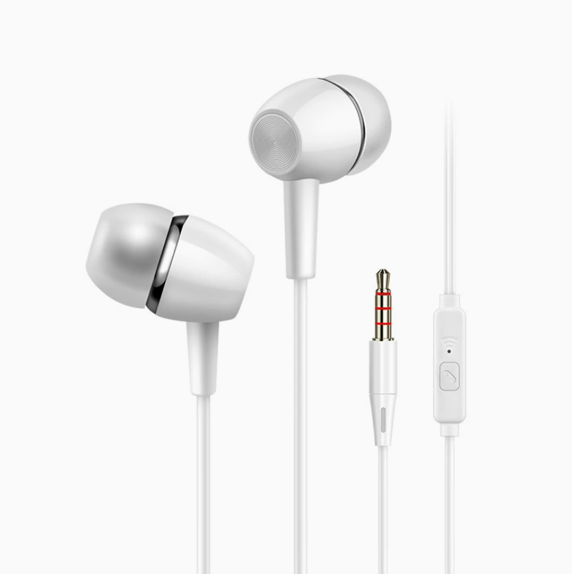 Hi-Fi Wired In-Ear Earbuds with Microphone (3.5mm Jack)