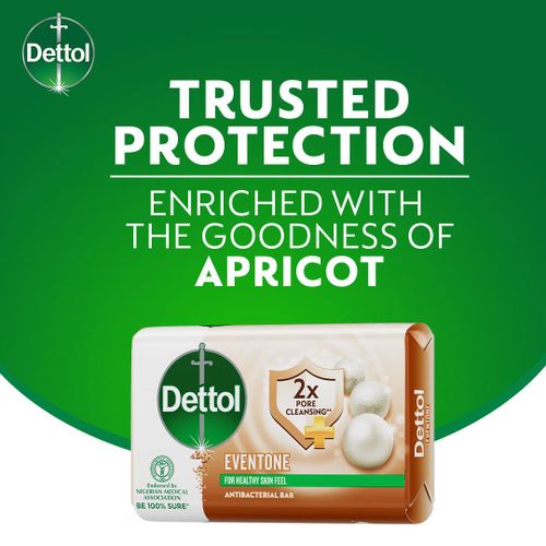 Dettol Soap Even Tone - 70g (Pack Of 3)