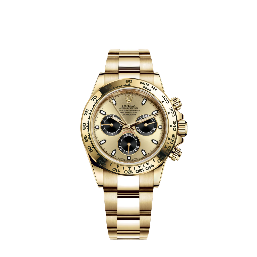 ​Rollie-The CrownDaytona &lsquo;Pikachu&rsquo; Gold 18k Yellow Gold Oyster Steel 40 mm 116508