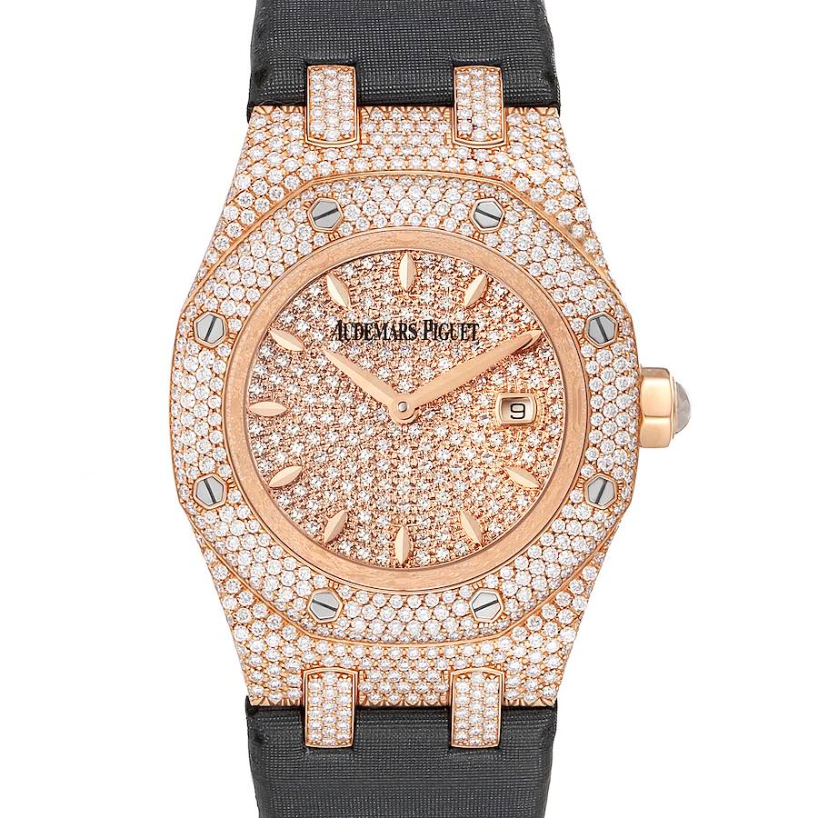 Audemars Piguet Royal Oak Rose Gold Diamond Ladies Watch 67625OR