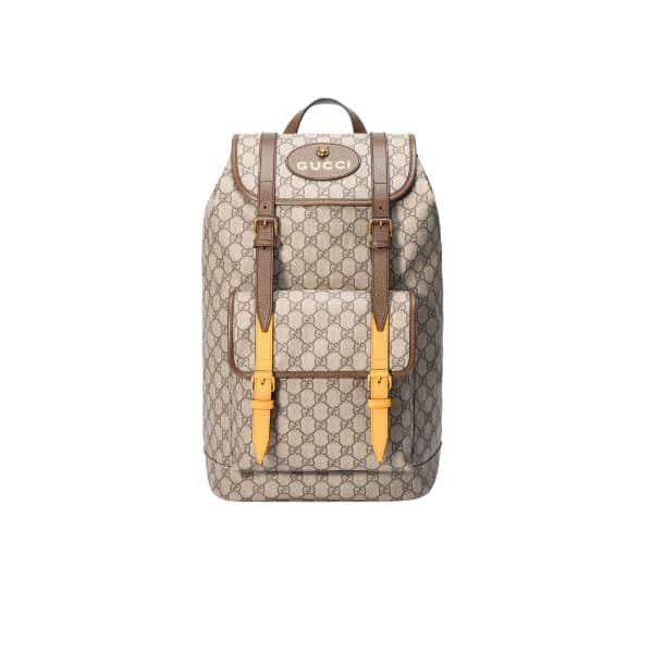 Gucci Soft Gg Supreme Backpack Beige 41Cm 473869 K9Rit 8857