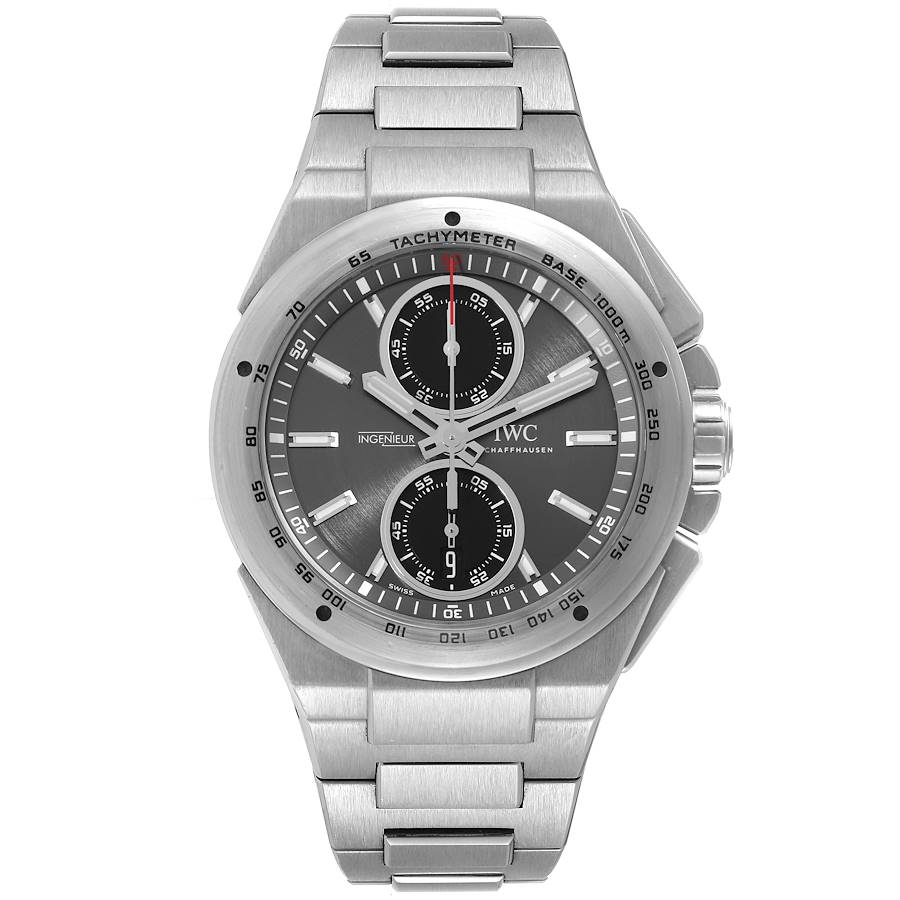 IWC Ingenieur Chronograph Racer Gray Dial Steel Mens Watch IW378508