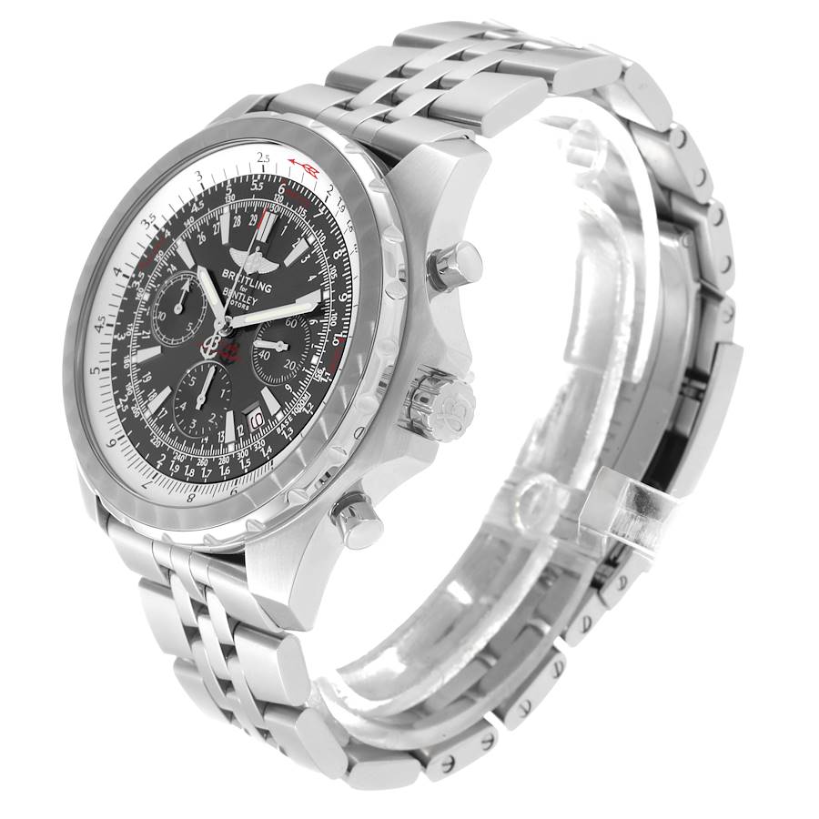 Breitling Bentley Motors T Slate Dial Chronograph Steel Mens Watch A25363