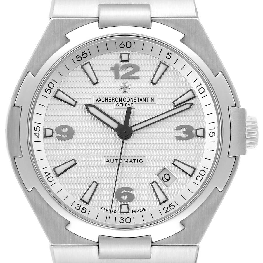 Vacheron Constantin Overseas Silver Dial Steel Mens Watch 47040