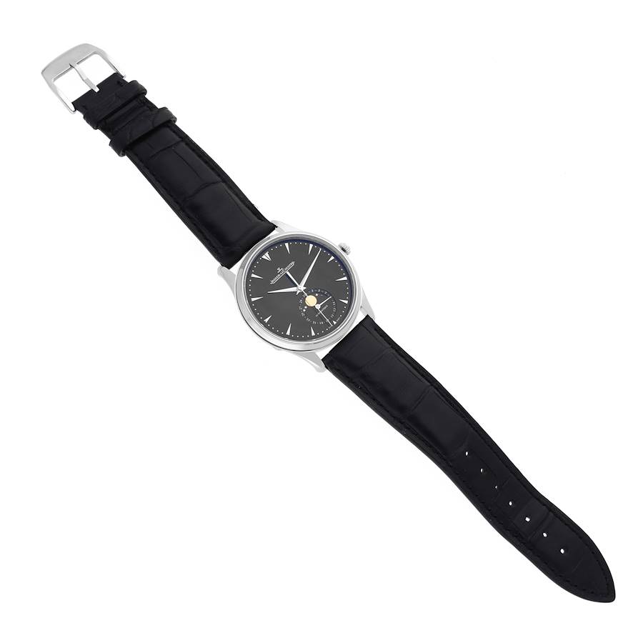 Jaeger LeCoultre Master UltraThin Moonphase Mens Watch 176.8.64.S Q1368470 Card