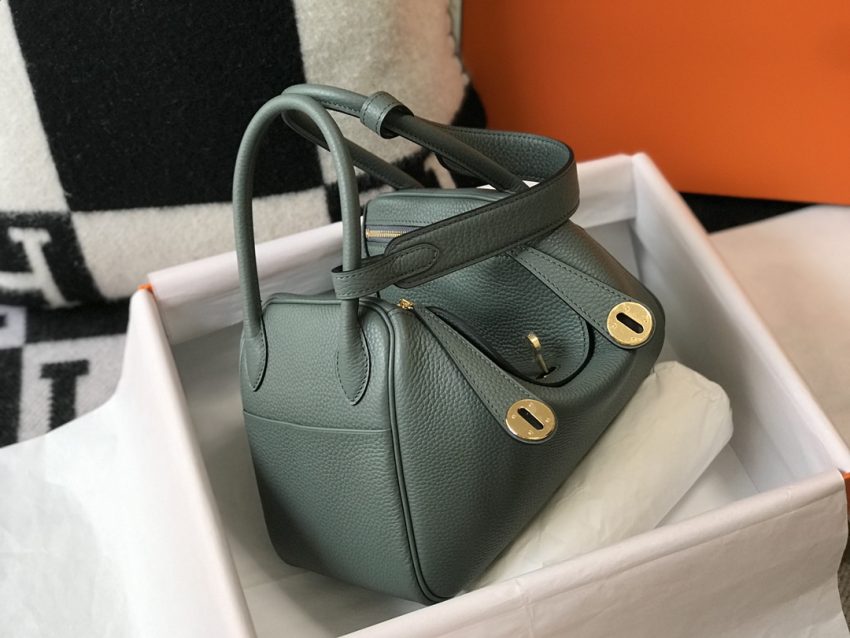 Replica Hermès Lindy Almond Green