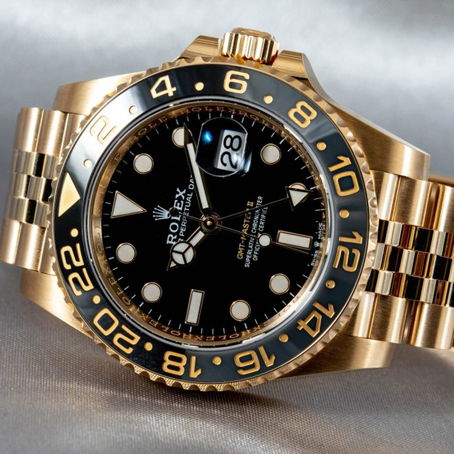 Rolex GMT-Master II NEW RELEASE 2023 Jubilee 18ct Yellow Gold 126718GRNR-0001 New