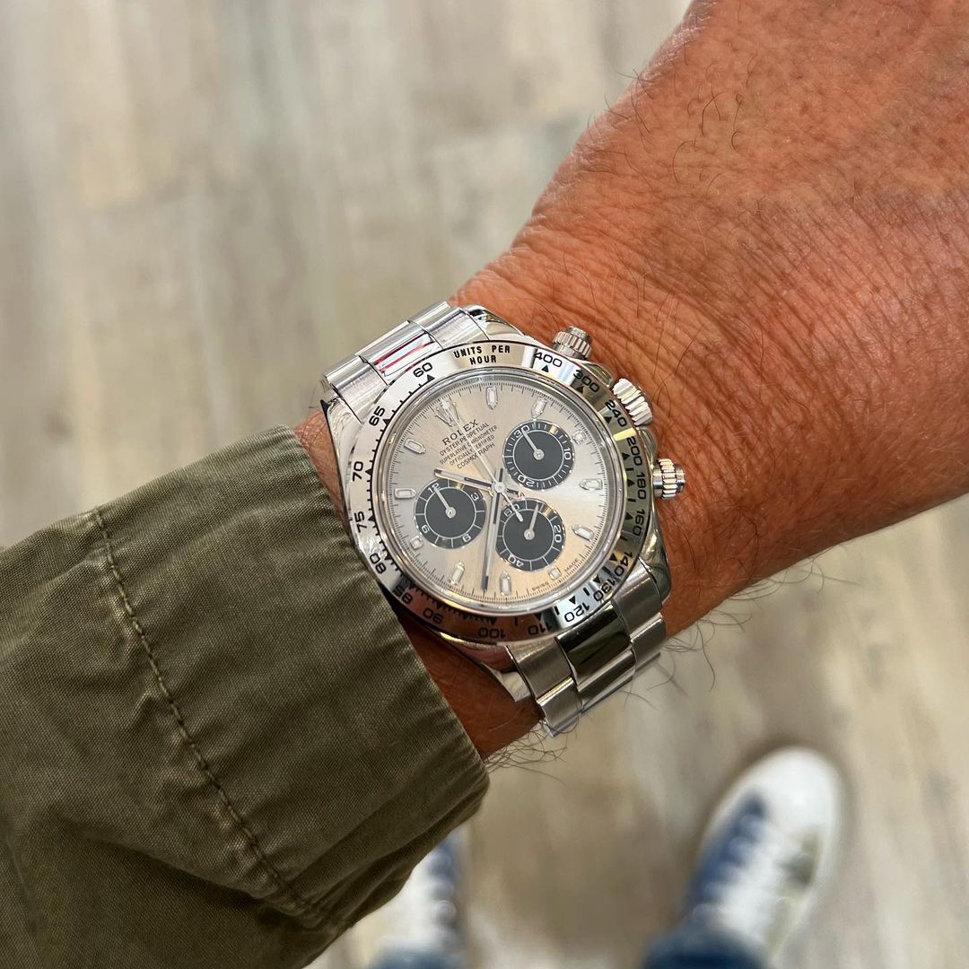 ROLEX COSMOGRAPH DAYTONA WHITE GOLD "GHOST" GREY DIAL / BLUE DIAL 116509