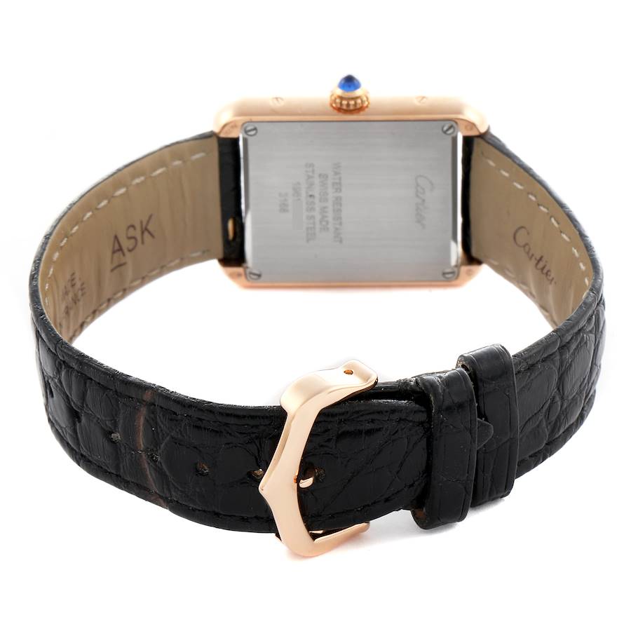 Cartier Tank Solo Rose Gold Steel Ladies Watch W5200024