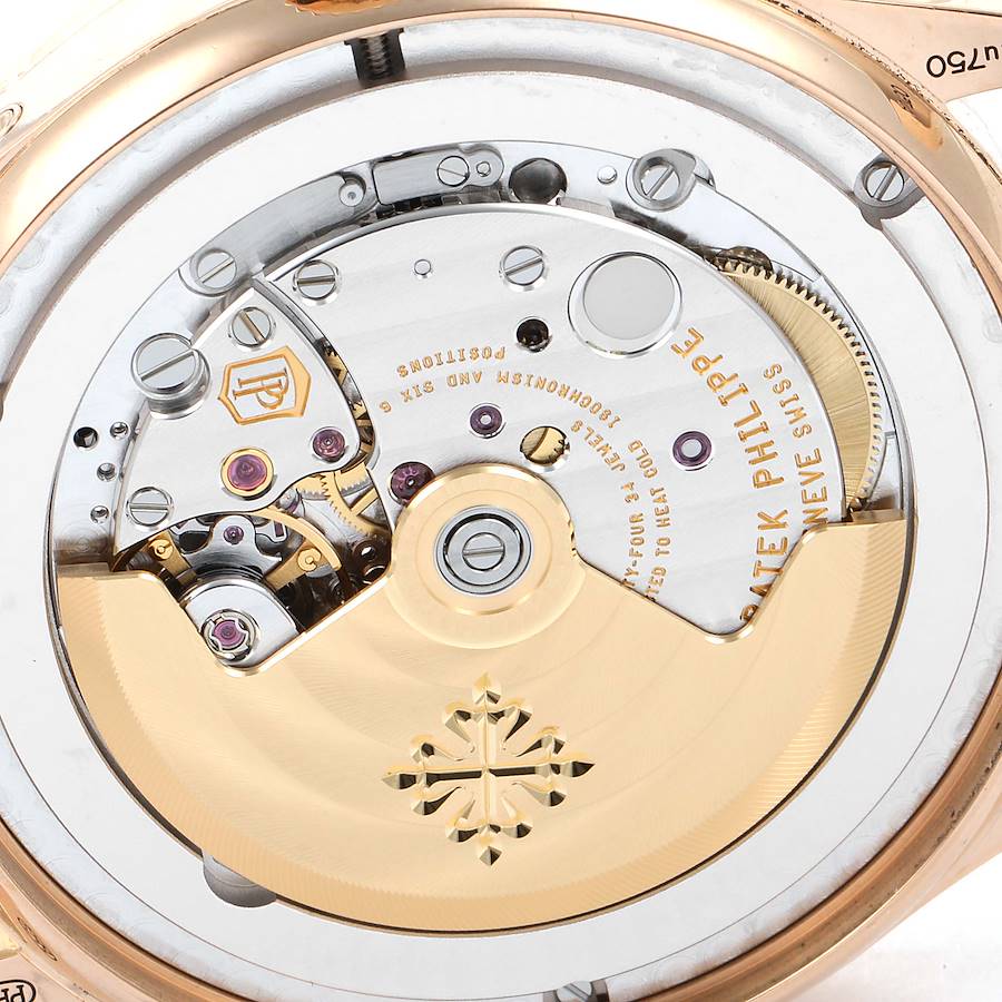 Patek Philippe Complications Annual Calendar Rose Gold Diamond Watch 5396