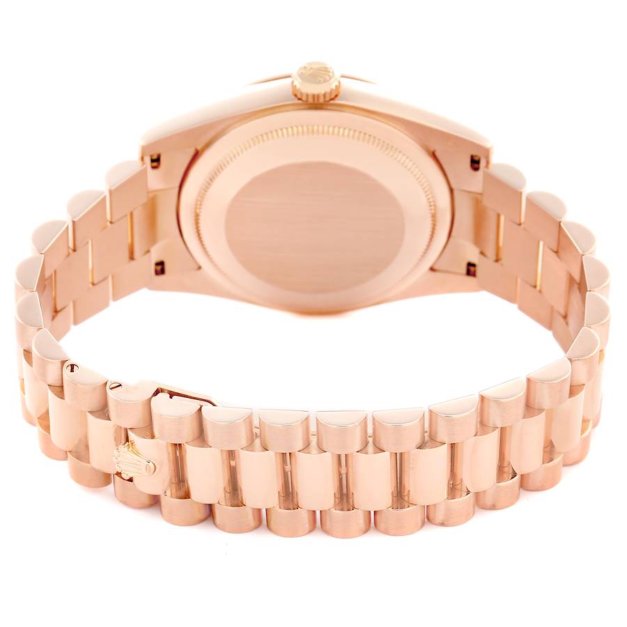 Rolex President Day-Date 36mm Rose Gold Roman Dial Mens Watch 118235