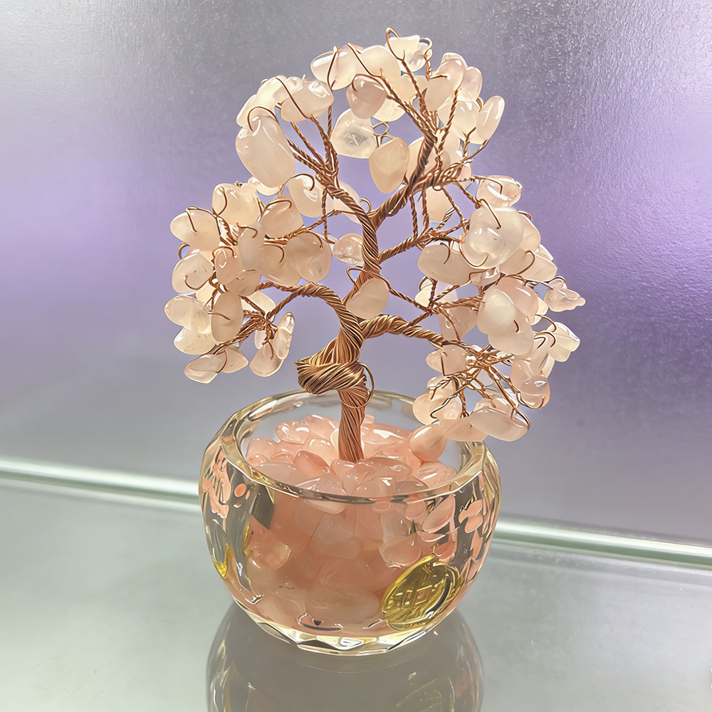Rose Quartz Tree of Life: Attract Love, Heal the Heart & Manifest Harmony