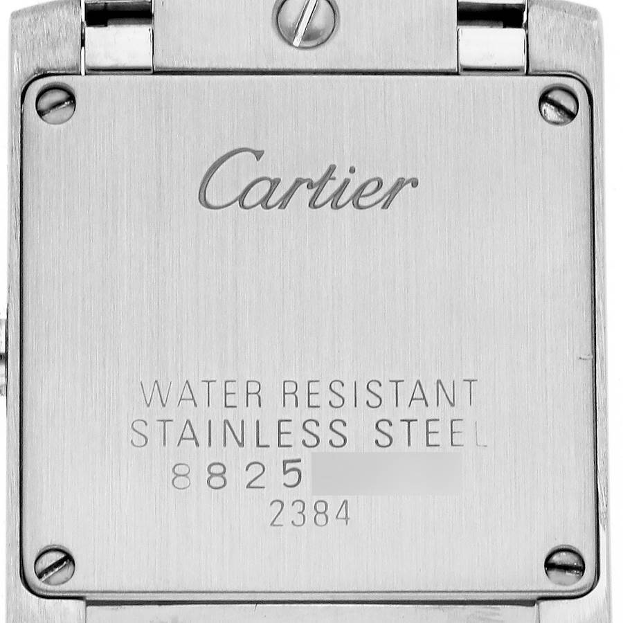 Cartier Tank Francaise Steel Rose Gold MOP Dial Ladies Watch W51027Q4